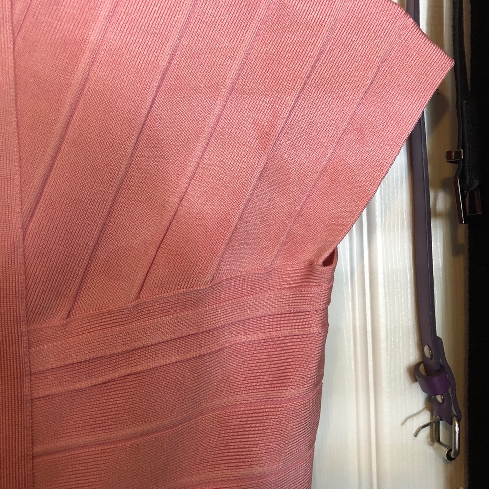 Pink Hot Miami Styles Bandage Dress